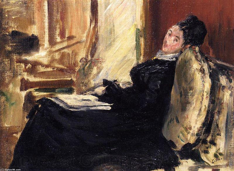 Edouard Manet Jeune femme au livre